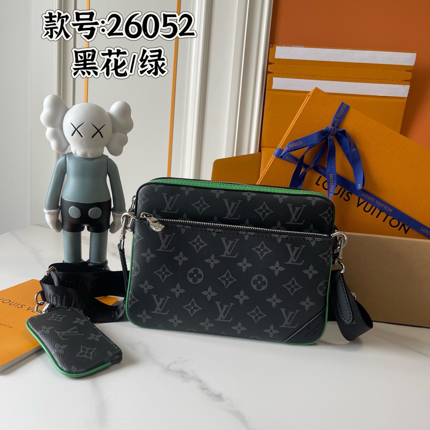 ルイヴィトン メッセンジャーバッグ M26052 M45320 M69443 M14069 M14781  Trio  Monogram Eclipse Reverse LVスーパーコピーバッグN品国